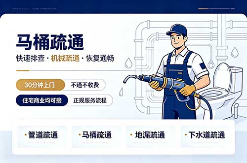 开发区马桶疏通