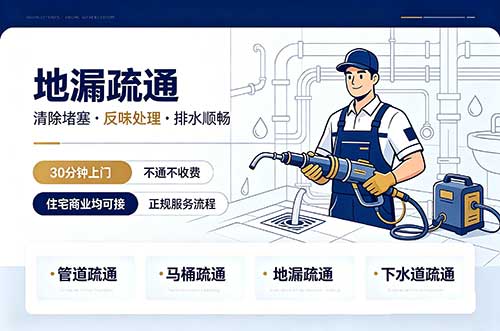开发区地漏疏通