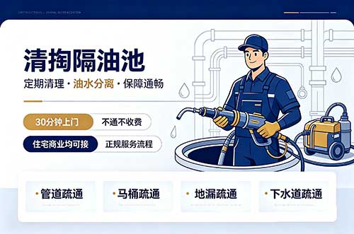 开发区清掏隔油池