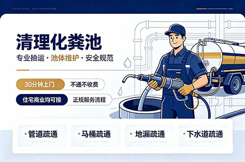 开发区清理化粪池